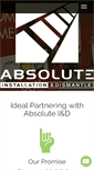 Mobile Screenshot of absoluteiandd.com
